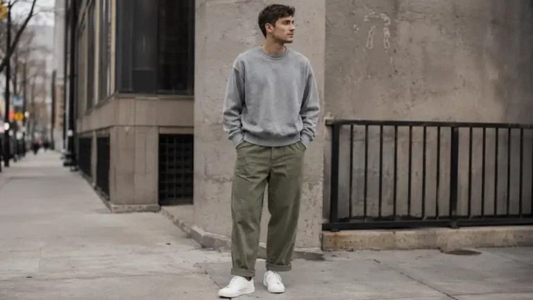 Wide Pants Outfit Ideas for Men