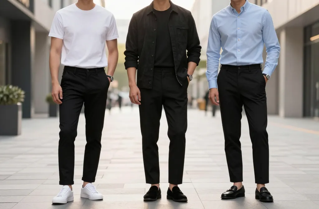 15 Stylish Black Pant Outfits Men Can Rely on That Wow 1 15 Stylish Black Pant Outfits Men Can Rely on That Wow