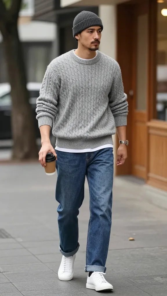 10 Cable Knit Sweater Outfits for Men That Feel Cozy and Classy Now 3 Item 2