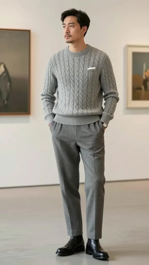 10 Cable Knit Sweater Outfits for Men That Feel Cozy and Classy Now 4 Item 3