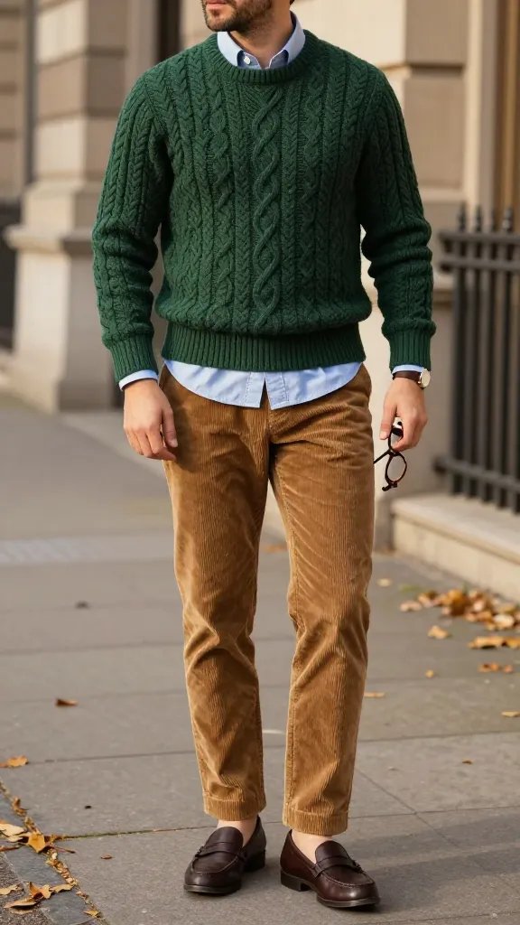 10 Cable Knit Sweater Outfits for Men That Feel Cozy and Classy Now 5 Item 4