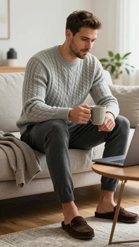 10 Cable Knit Sweater Outfits for Men That Feel Cozy and Classy Now 10 Item 9