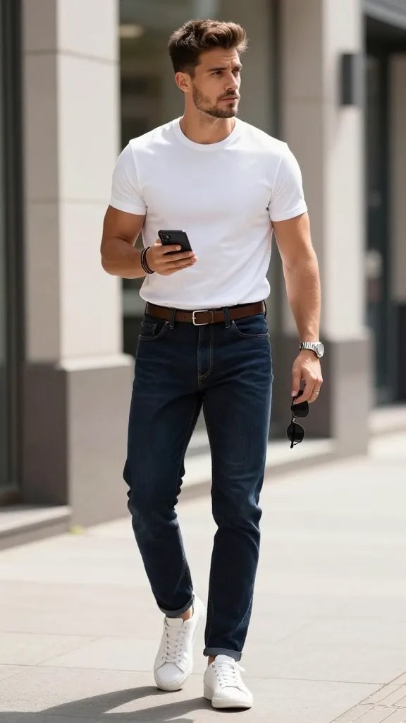 10 Mens T Shirt Outfit Ideas That Look Put Together Now 2 Item 1