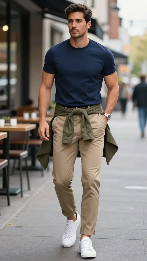 10 Mens T Shirt Outfit Ideas That Look Put Together Now 4 Item 3