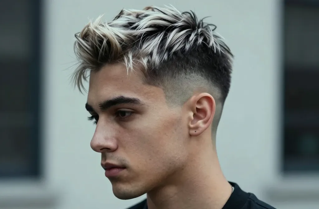 12 Stylish Frosted Tips Hair for Men You Need to Try 1 Level Up: 12 Stylish Frosted Tips Hair for Men You Need to Try