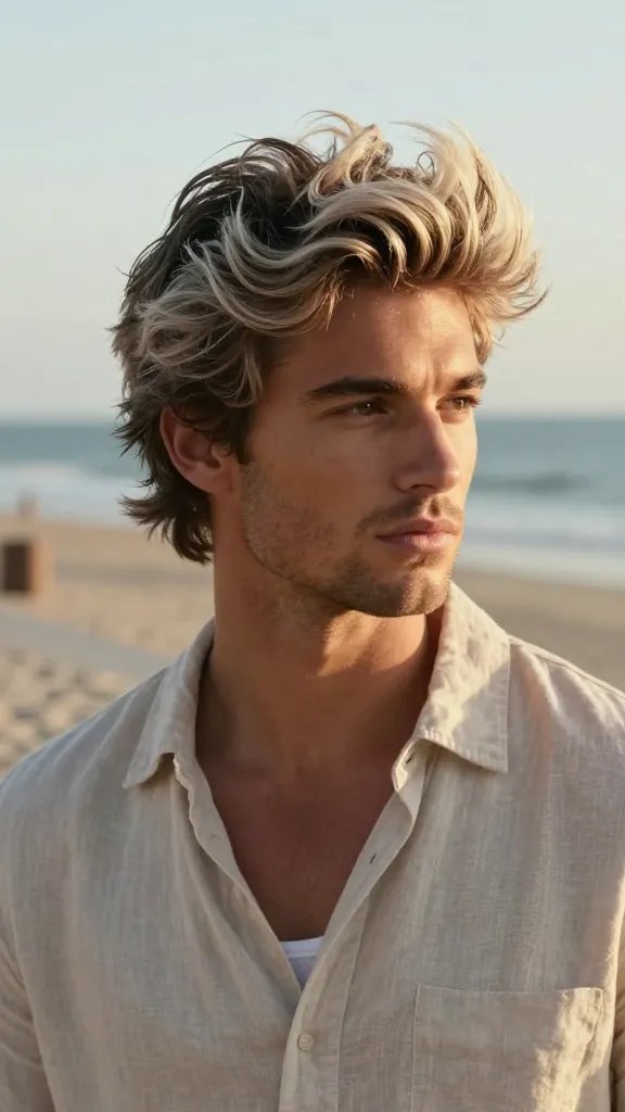 12 Stylish Frosted Tips Hair for Men You Need to Try 4 Item 3