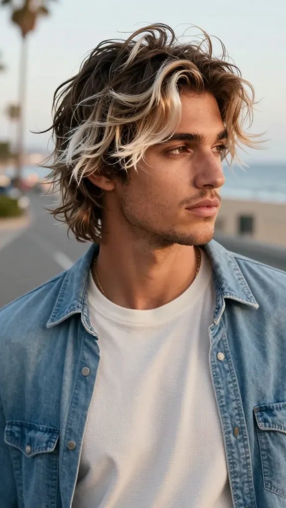 12 Stylish Frosted Tips Hair for Men You Need to Try 8 Item 7