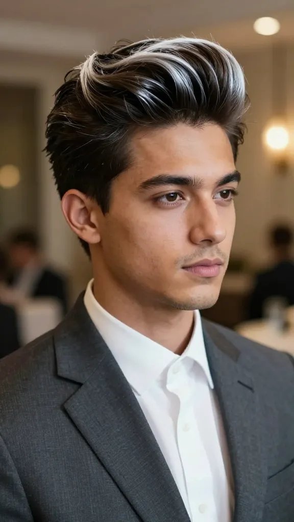 12 Stylish Frosted Tips Hair for Men You Need to Try 9 Item 8