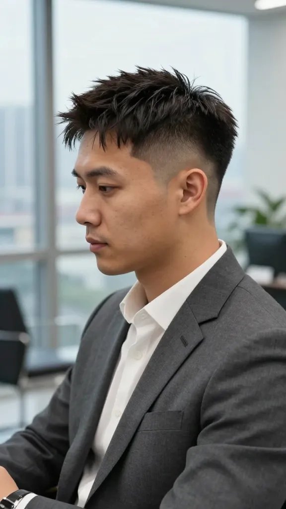 12 Stylish Professional Fade Corporate Hair Cuts for a Polished Look Now 4 Item 3