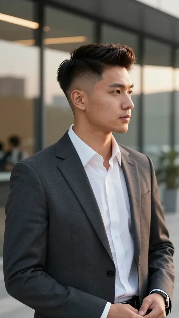 12 Stylish Professional Fade Corporate Hair Cuts for a Polished Look Now 8 Item 7