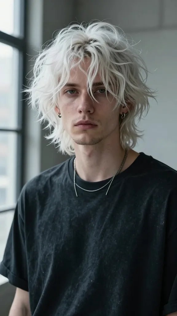 9 Stunning White Hair Men Aesthetic Looks to Copy 5 Item 4