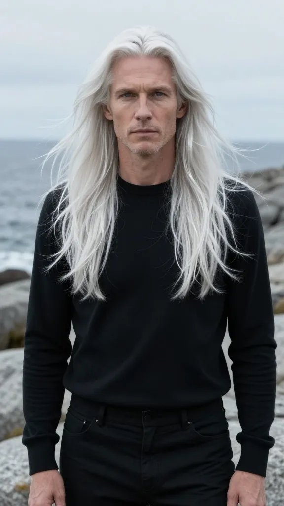9 Stunning White Hair Men Aesthetic Looks to Copy 8 Item 7