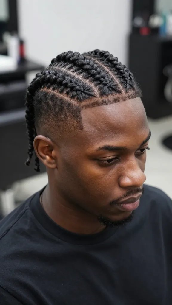 10 Men's Braids Hairstyles with Undercut That Stand Out 10 Item 9