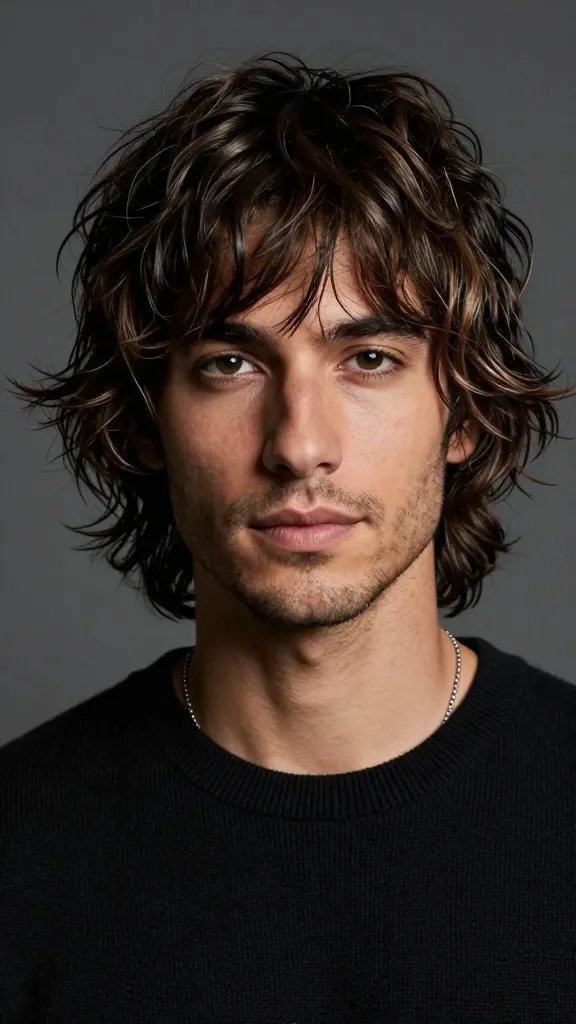 Dare to Try 9 Wolfcut Hair for Men That Look Wild and Stylish 6 Item 5