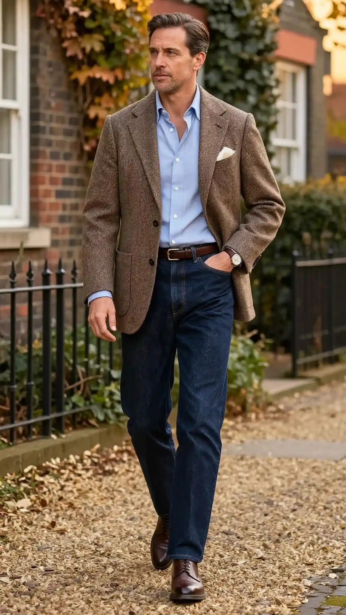4. The Tweed Sport Coat + Denim Heritage Mix