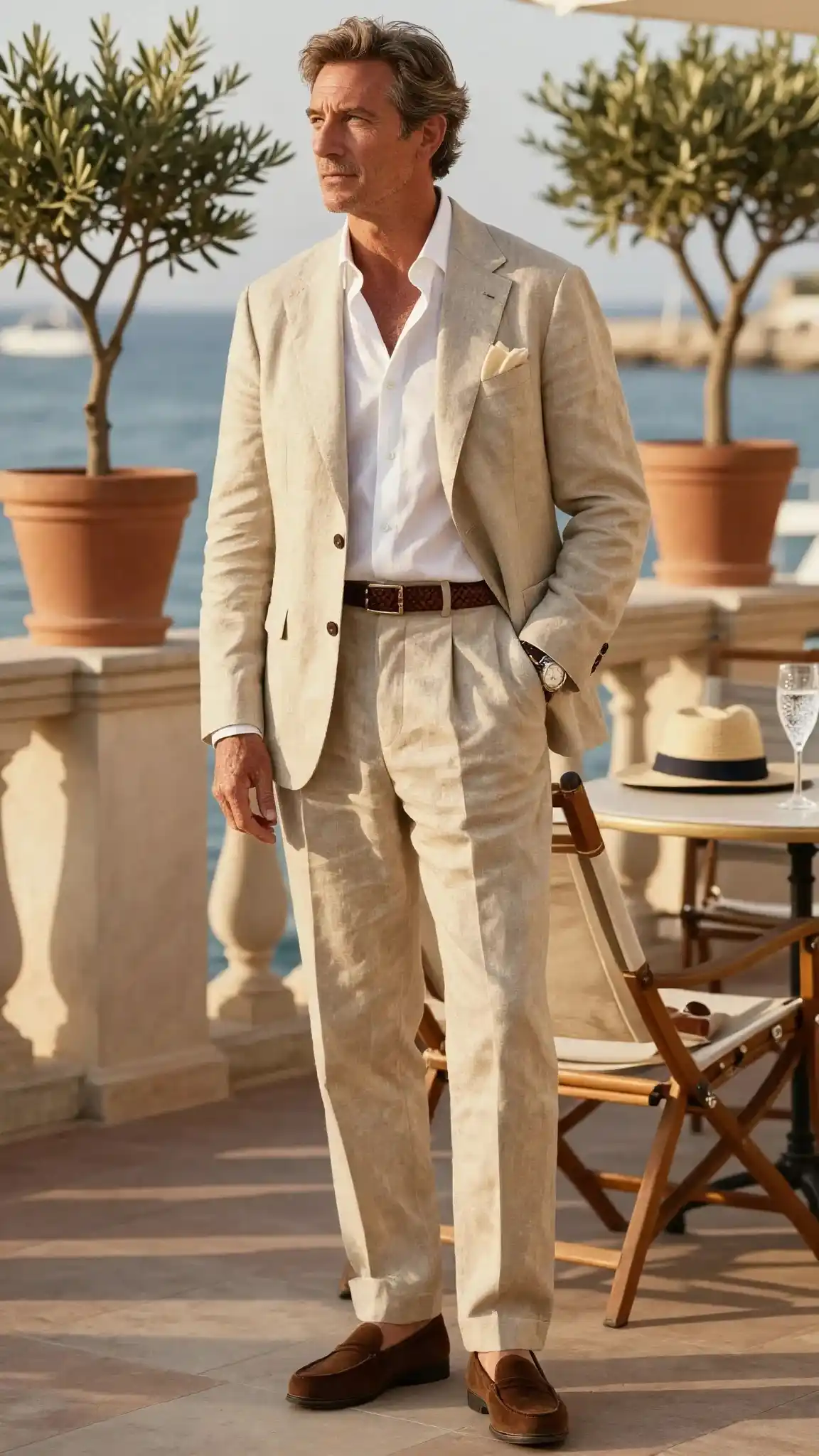 8. The Summer Linen Suit With Ease