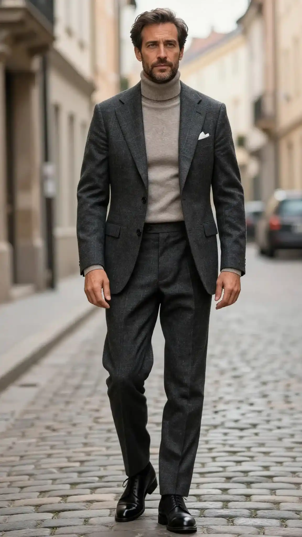 9. The Turtleneck Under A Suit Move