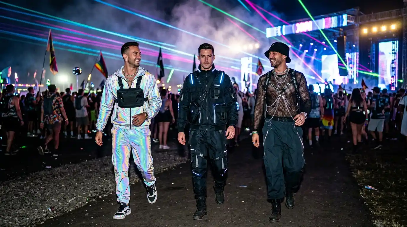 Rave Outfits for Men That Go All-in on Style