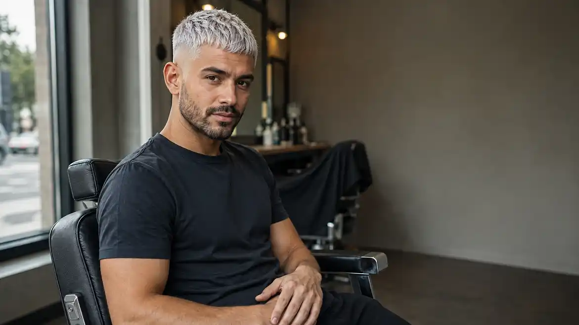White Hair Ideas for Men