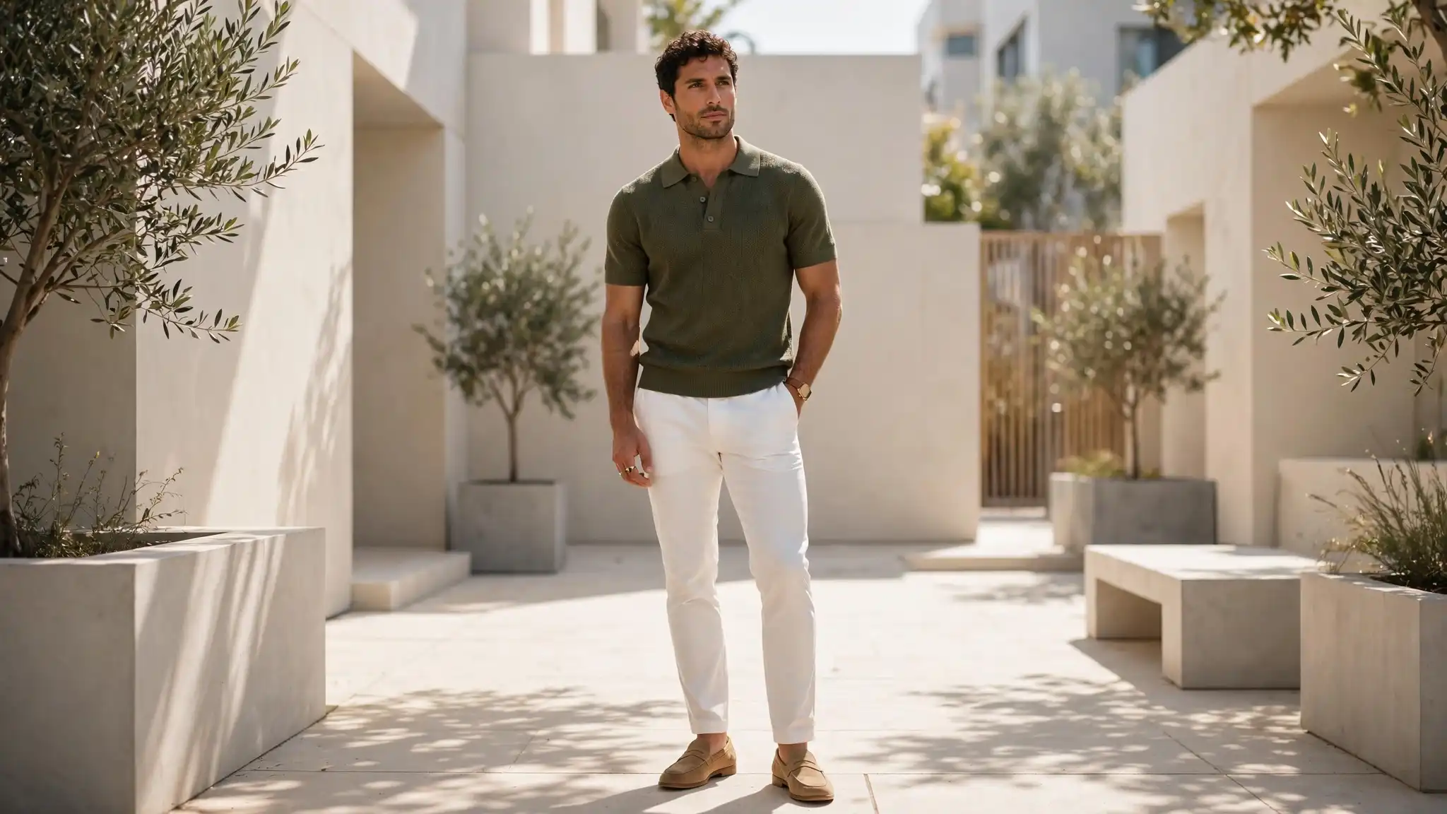 White Pants Outfit Ideas for Men