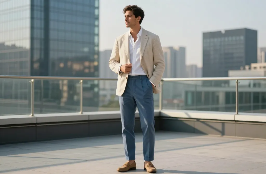 11 Summer Outfits for Office Guys: Cool, Crisp, Confident 1 11 Summer Outfits for Office Guys: Cool, Crisp, Confident