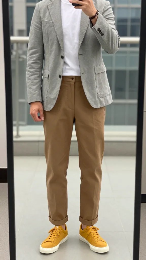 9 Colorful Accents in a Neutral Men's Travel Capsule Unpacked 8 Item 7