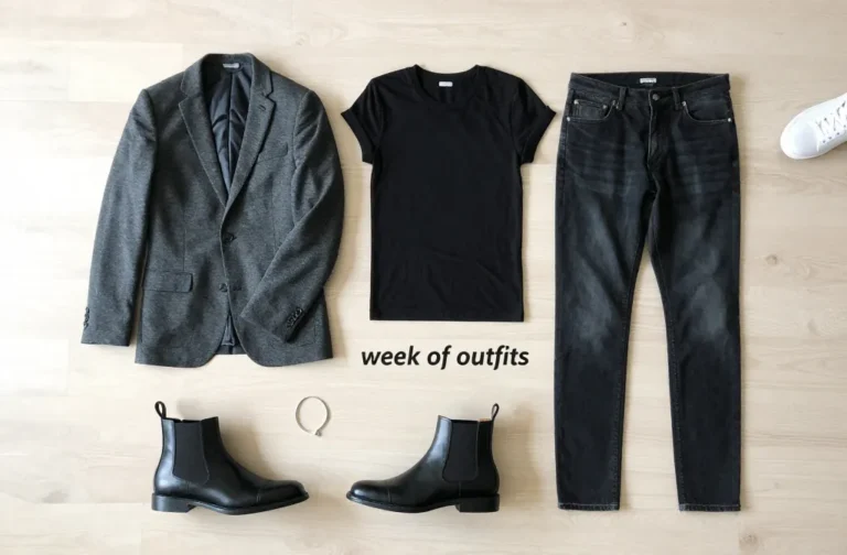 7-Day Capsule Wardrobe Flat Lays for Men on the Go Masterclass