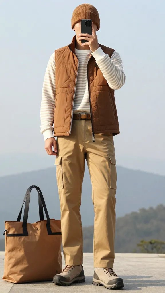 11 Earthy Tones Capsule Wardrobe for Adventure Carry On 5 Item 4