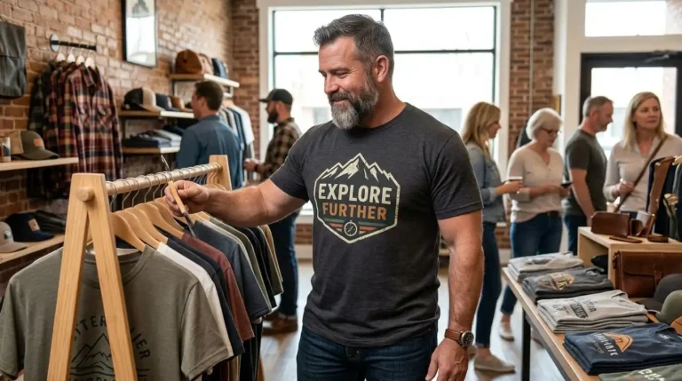 20 Curvy-Friendly Graphic Tees for Curvy Men Over 40