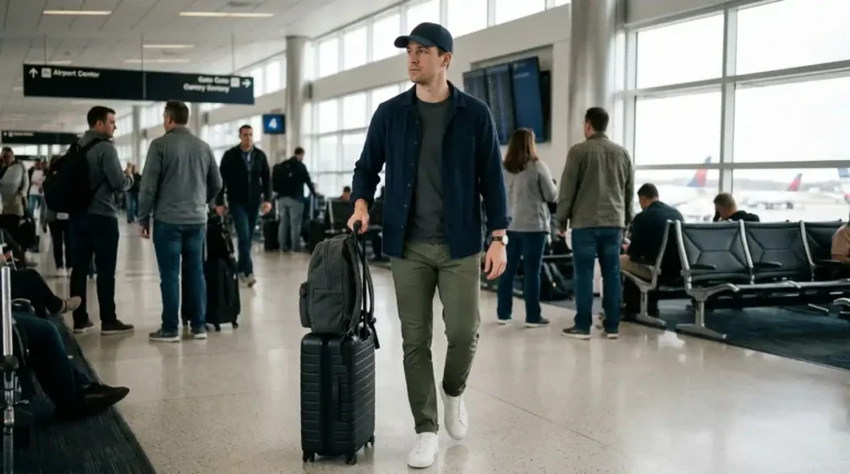 10 Airport Outfit Men Capsule Wardrobe Pieces That Mix and Match 9 10 Airport Outfit Men Capsule Wardrobe Pieces That Mix and Match