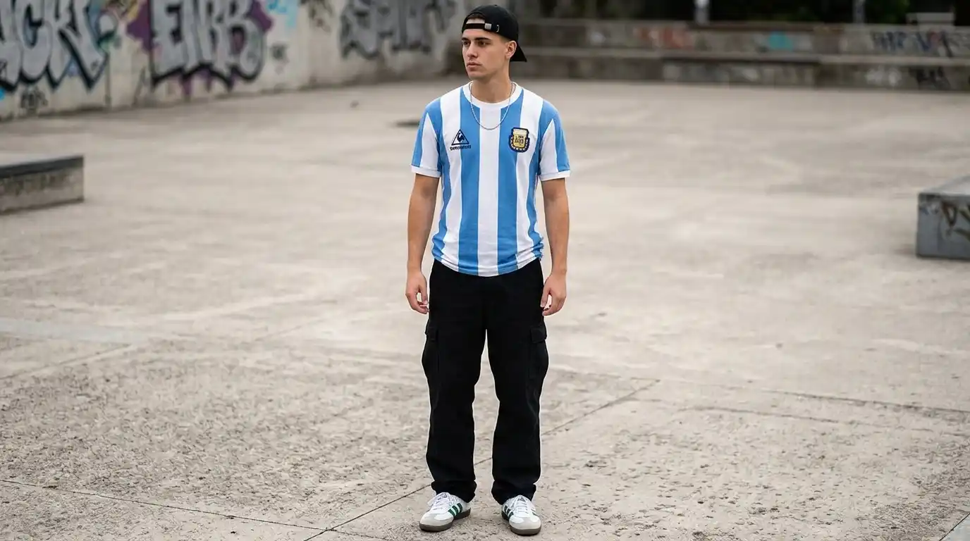 10 Soccer Jersey Outfit Men Streetwear Looks to Copy Right Now 1 10 Soccer Jersey Outfit Men Streetwear Looks to Copy Right Now