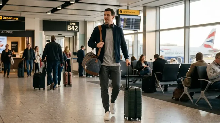 11 Airport Outfit Men Tall Guys Swear By
