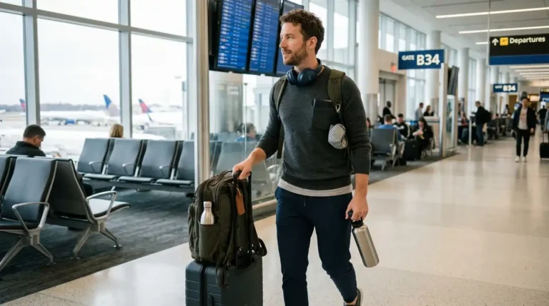 12 Airport Outfit Men Long Flight Essentials That Actually Help