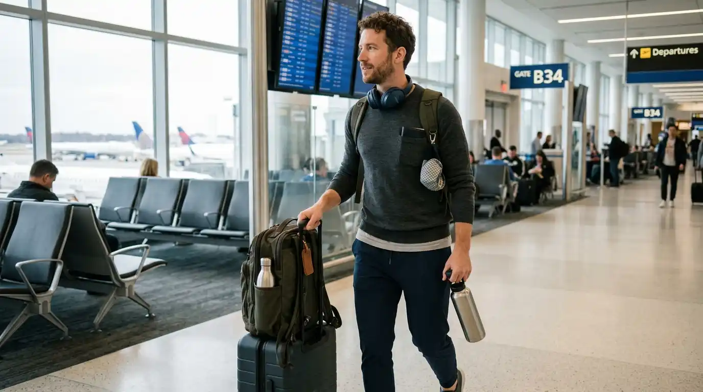 12 Airport Outfit Men Long Flight Essentials That Actually Help