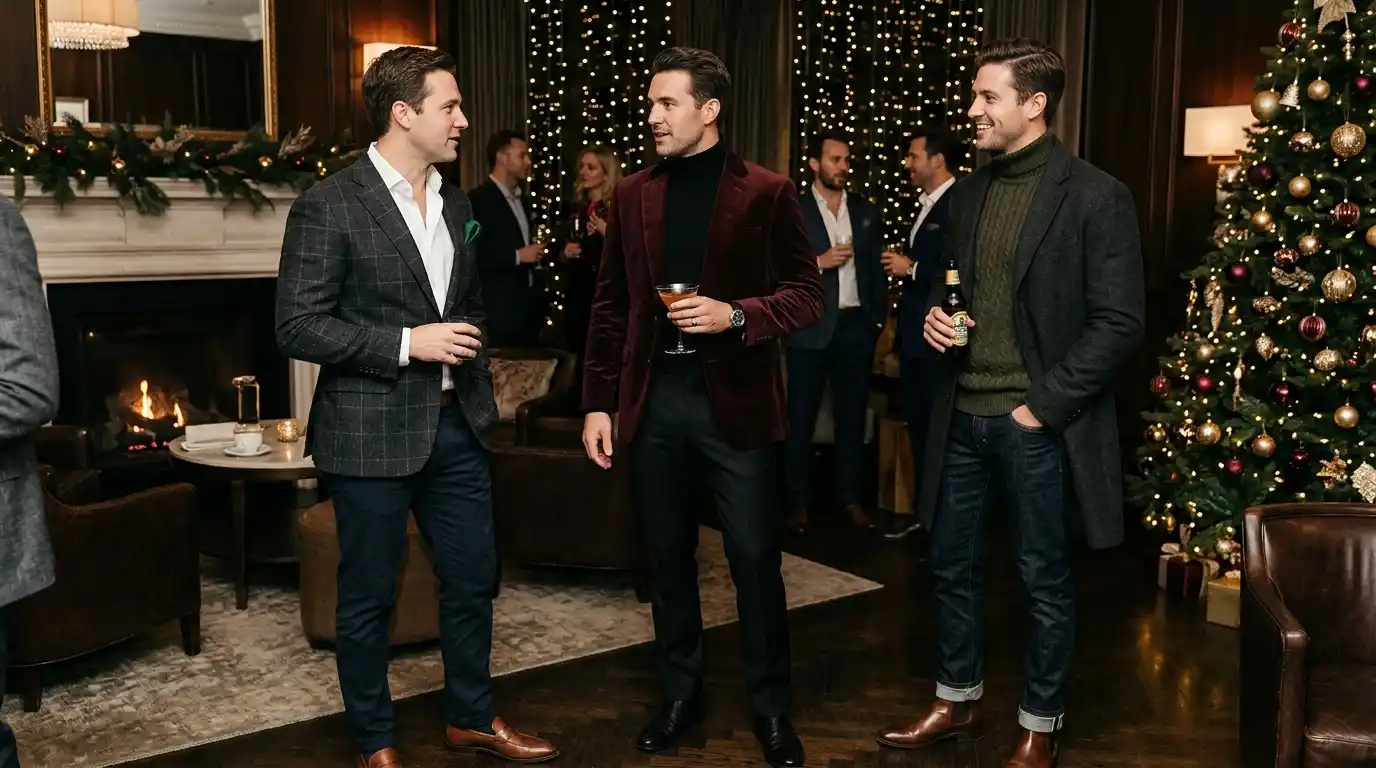 13 Classy Outfits Men Holiday Party Looks for Festive Season 1 13 Classy Outfits Men Holiday Party Looks for Festive Season