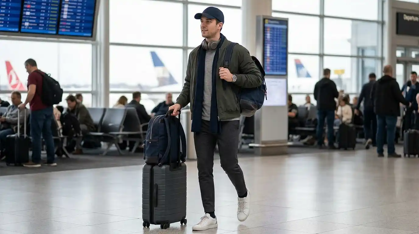14 Airport Outfit Men Comfortable But Stylish Ideas