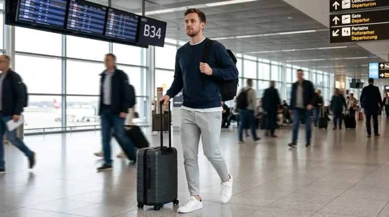 14 Airport Outfit Men With Sneakers Combos to Steal