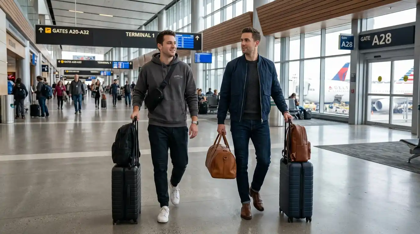 Airport Outfit Men Hoodie vs Jacket Which Wins