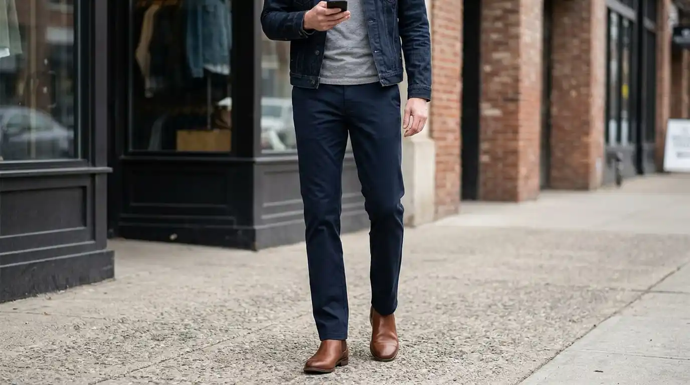 How to Choose Pants Inseam for Tall Men (No Cuffing)