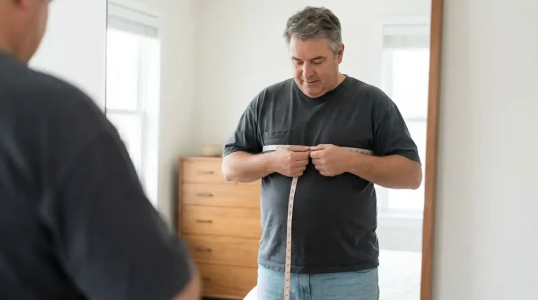 How to Choose Shirt Sizes for Curvy Men Over 40 (No More Bulges)