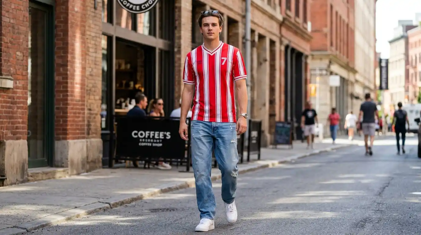 How to Dress Up Soccer Jersey Outfit Men for Any Occasion 1 How to Dress Up Soccer Jersey Outfit Men for Any Occasion