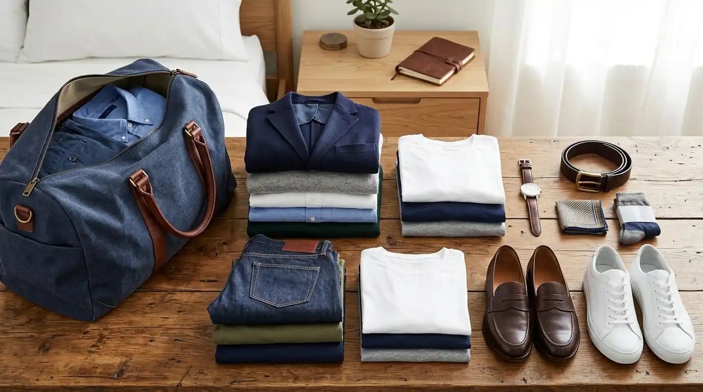 How to Pack a Capsule Wardrobe for Men (All Categories Explained)
