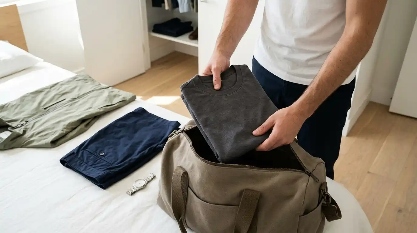 How to Pack a Capsule Wardrobe for Men’s Travel & Vacations