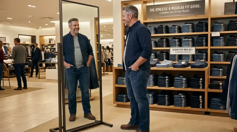 How to Pick the Right Jeans for Curvy Men Over 40 (Fit Guide) 5 How to Pick the Right Jeans for Curvy Men Over 40 (Fit Guide)