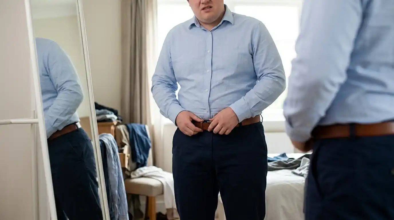 Men's Style Advice, Without the Overthinking 18 How to Use Belts to Flatter a Curvy Man’s Figure