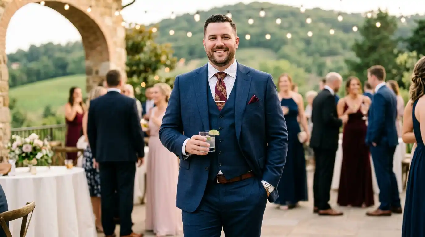10 Men's Wedding Guest Outfit Plus Size Men Ideas That Fit Perfectly