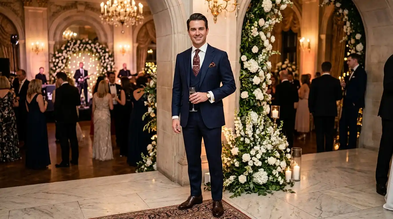 13 Men's Wedding Guest Outfit Luxury Looks Worth Every Penny