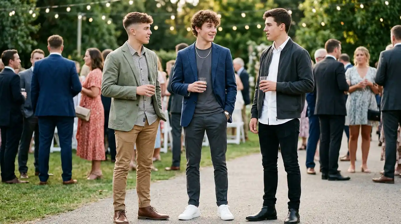 13 Men's Wedding Guest Outfit Teenage Guys Will Actually Want to Wear
