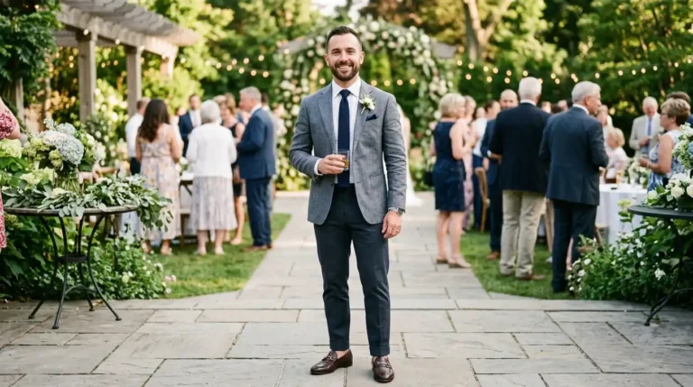 15 Men's Wedding Guest Outfit Short Men Ideas to Look Taller