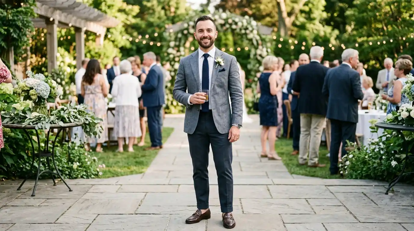 15 Men's Wedding Guest Outfit Short Men Ideas to Look Taller